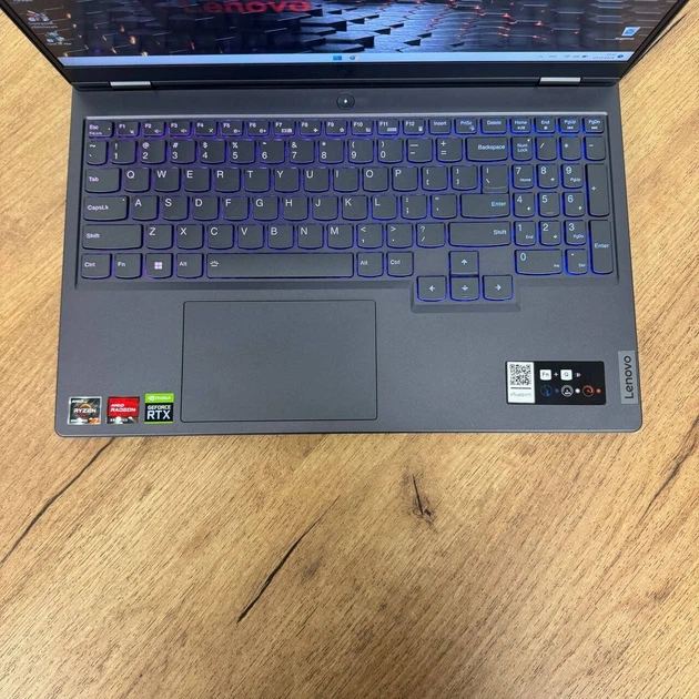 Ігровий ноутбук Lenovo Legion 5 15ARH7H / 15.6" (1920x1080) IPS / AMD Ryzen 7 6800H (8 (16 ядер по 3.2 - 4.7 GHz) / 16 GB DDR5 / 512 GB SSD / nVidia GeForce RTX 3070 Ti, 8 GB GDDR6, 256-bit / WebCam б/в - Фото 7 Ігровий ноутбук Lenovo Legion 5 15ARH7H / 15.6" (1920x1080) IPS / AMD Ryzen 7 6800H (8 (16 ядер по 3.2 - 4.7 GHz) / 16 GB DDR5 / 512 GB SSD / nVidia GeForce RTX 3070 Ti, 8 GB GDDR6, 256-bit / WebCam б/в - зображення 7