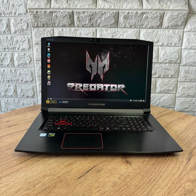 Ігровий ноутбук Acer Predator Helios 300 PH317-52 / 17.3" (1920x1080) IPS / Intel Core i7-8750H (6 (12) ядер по 2.2 - 4.1 GHz) / 16 GB DDR4 / 256 GB SSD M.2 + 1000 GB HDD / nVidia GeForce GTX 1050 Ti, 4 GB GDDR5, 128-bit / WebCam б/в - Фото 2 Ігровий ноутбук Acer Predator Helios 300 PH317-52 / 17.3" (1920x1080) IPS / Intel Core i7-8750H (6 (12) ядер по 2.2 - 4.1 GHz) / 16 GB DDR4 / 256 GB SSD M.2 + 1000 GB HDD / nVidia GeForce GTX 1050 Ti, 4 GB GDDR5, 128-bit / WebCam б/в - зображення 2