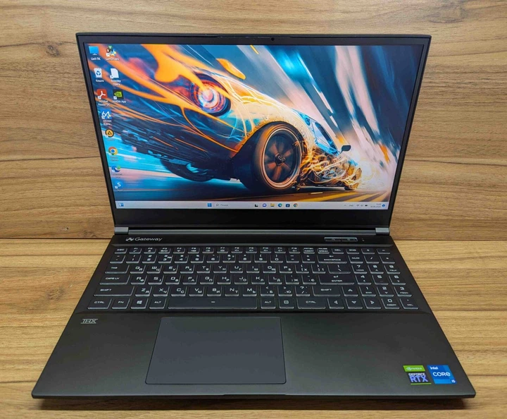 Игровой ноутбук Gateway GGNC51518 / 15.6" (1920x1080) IPS / Intel Core i5-11400H (6 (12) ядер по 2.7 - 4.5 GHz) / 16 GB DDR4 / 512 GB SSD / nVidia GeForce RTX 3050, 4 GB GDDR6, 128-bit / WebCam / Windows 11 б/у - Фото 2 Игровой ноутбук Gateway GGNC51518 / 15.6" (1920x1080) IPS / Intel Core i5-11400H (6 (12) ядер по 2.7 - 4.5 GHz) / 16 GB DDR4 / 512 GB SSD / nVidia GeForce RTX 3050, 4 GB GDDR6, 128-bit / WebCam / Windows 11 б/у - изображение 2