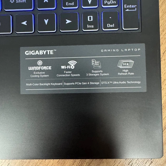 Ігровий ноутбук Б-клас Gigabyte G5 GD / 15.6" (1920x1080) IPS / Intel Core i5-11400H (6 (12) ядер по 2.7 - 4.5 GHz) / 16 GB DDR4 / 512 GB SSD / nVidia GeForce RTX 3050, 4 GB GDDR6, 128-bit / WebCam б/в - Фото 9 Ігровий ноутбук Б-клас Gigabyte G5 GD / 15.6" (1920x1080) IPS / Intel Core i5-11400H (6 (12) ядер по 2.7 - 4.5 GHz) / 16 GB DDR4 / 512 GB SSD / nVidia GeForce RTX 3050, 4 GB GDDR6, 128-bit / WebCam б/в - зображення 9