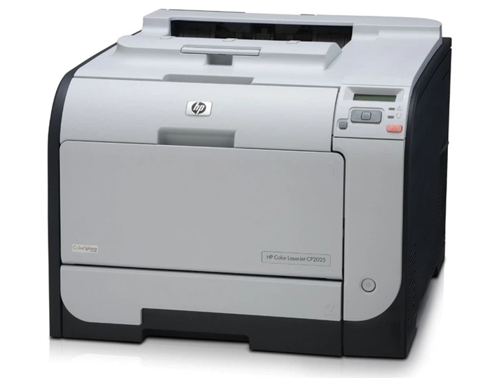 Принтер HP Color LaserJet CP2025dn / Лазерний кольоровий друк / 600x600 dpi / A4 / 21 стор/хв / Ethernet, USB 2.0 / Дуплекс б/в - Фото 1 Принтер HP Color LaserJet CP2025dn / Лазерний кольоровий друк / 600x600 dpi / A4 / 21 стор/хв / Ethernet, USB 2.0 / Дуплекс б/в - зображення 1