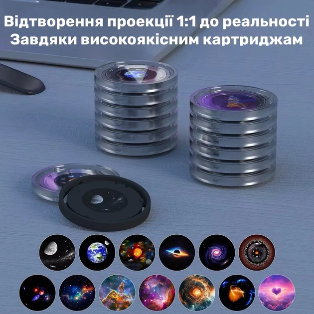 Ночник проектор звездного неба детский лазерный светильник 3д светодиодный ночной умный домашний планетарий 3d лампа галактика на потолке в детскую спальню для взрослых и детей с таймером выключения звездное небо - изображение 5