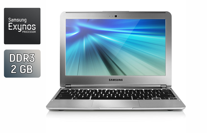 Нетбук Б-клас Chromebook Samsung XE303U2 / 11.6" (1366x768) TN / Samsung Exynos 5250 Dual (2 ядра по 1.7 GHz) / 2 GB DDR3 / 16 GB SSD / ARM Mali-T604 / WebCam / HDMI б/в - Фото 1 Нетбук Б-клас Chromebook Samsung XE303U2 / 11.6" (1366x768) TN / Samsung Exynos 5250 Dual (2 ядра по 1.7 GHz) / 2 GB DDR3 / 16 GB SSD / ARM Mali-T604 / WebCam / HDMI б/в - зображення 1