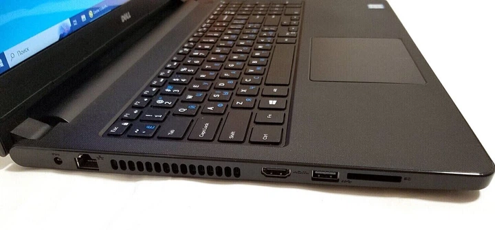 Ноутбук Dell Inspiron 5566 / 15.6" (1366x768) TN / Intel Core i3-7100U (2 (4) ядра по 2.4 GHz) / 16 GB DDR4 / 600 GB SSD / Intel HD Graphics 620 / WebCam / Win 10 Pro б/у - изображение 3