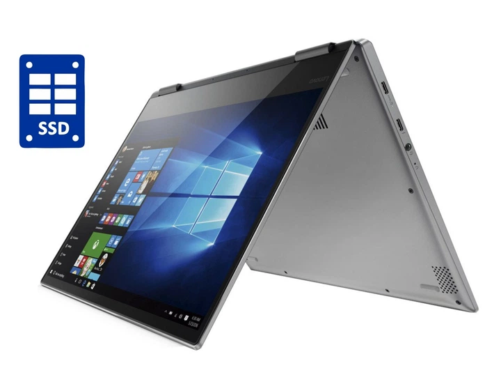 Нетбук-трансформер Lenovo Yoga 720-12 IKB / 12.5" (1920x1080) IPS Touch / Intel Core i3-7100U (2 (4) ядра по 2.4) / 8 GB DDR4 / 240 GB SSD / Intel HD Graphics 620 / WebCam / Win 10 Pro б/у - Фото 1 Нетбук-трансформер Lenovo Yoga 720-12 IKB / 12.5" (1920x1080) IPS Touch / Intel Core i3-7100U (2 (4) ядра по 2.4) / 8 GB DDR4 / 240 GB SSD / Intel HD Graphics 620 / WebCam / Win 10 Pro б/у - изображение 1