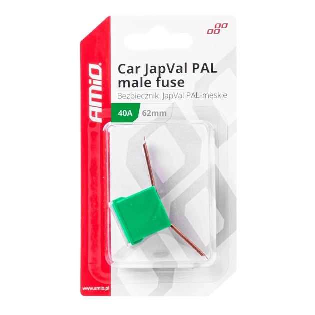 Запобіжник AMiO JAPVAL PAL 40A (03428/034286) - изображение 2