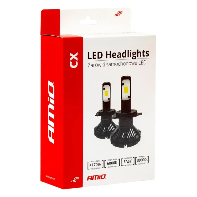 Лампа AMIO LED Headlight H4 CX Series 2018 (01073/010730) - зображення 7