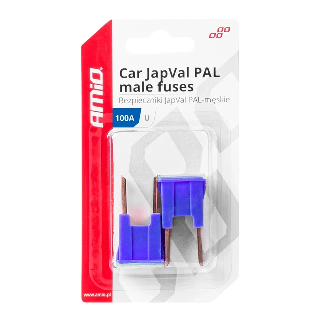 Запобіжник AMiO JAPVAL PAL 100A 2шт (03411/034118) - изображение 2