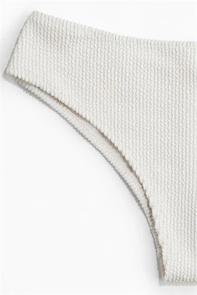 Купальні трусики H&M 1280485 білий жатка M - зображення 5