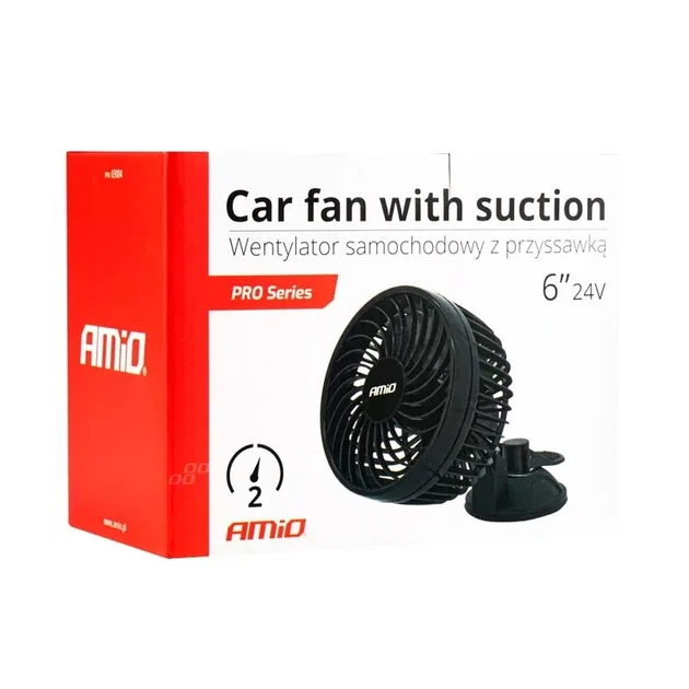 Вентилятор автомобільний AMiO 2SPEED 6" 24V (03004) - изображение 5