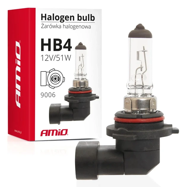 Галогенна лампа AMIO HB4 9006 12V 51W (01480) - изображение 5