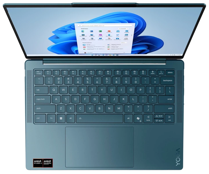 Laptop Lenovo Yoga 7 2-in-1 14AKP10 (83JR004FPB) Tidal Teal - obraz 4