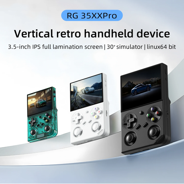 Портативная игровая ретро консоль ANBERNIC RG35XX Pro (Черная) - изображение 2