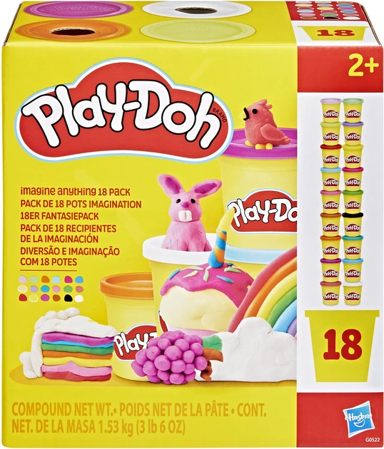 Набір маси для ліплення Hasbro Play-Doh 18 баночок G0522 (5010996316929) - зображення 3
