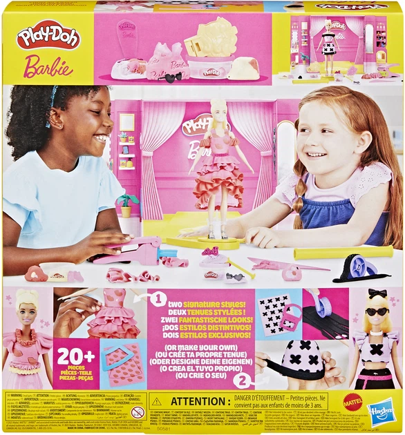 Набір для творчості Hasbro Play-Doh з масою для ліплення Barbie Показ Моди G1356 (5010996315649) - зображення 4