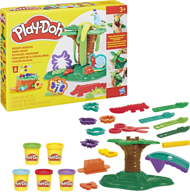 Набір для творчості Hasbro Play-Doh з масою для ліплення Верхівка дерева (G0504) - зображення 3