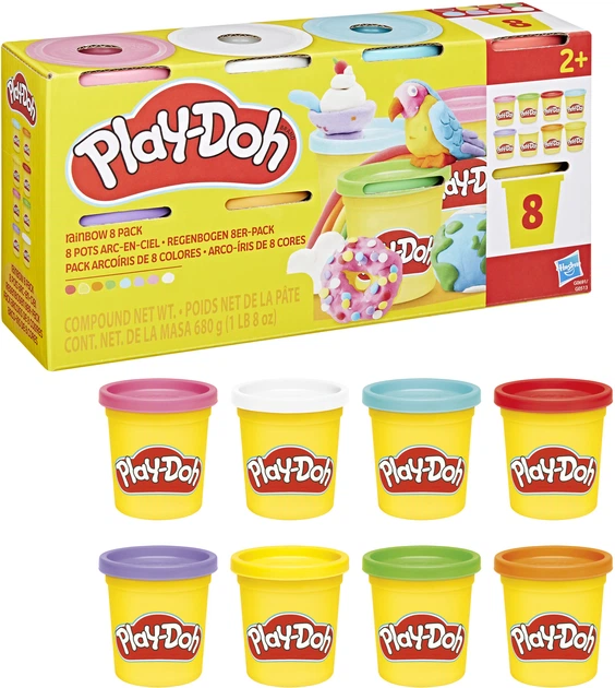 Набор массы для лепки Hasbro Play-Doh 8 баночек (G0513_G0691) - изображение 2