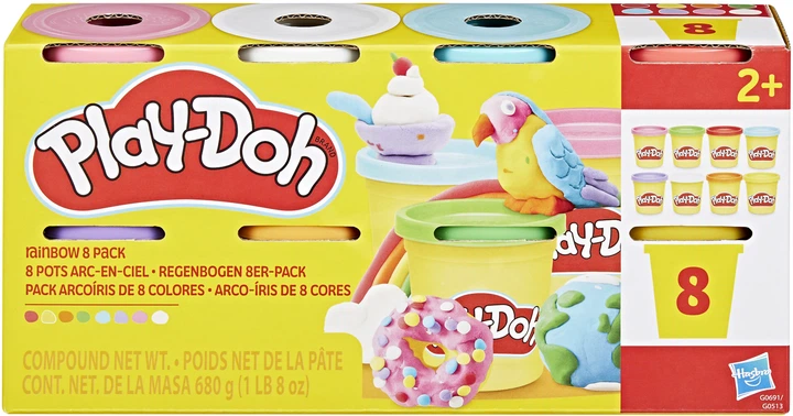 Набор массы для лепки Hasbro Play-Doh 8 баночек (G0513_G0691) - изображение 3
