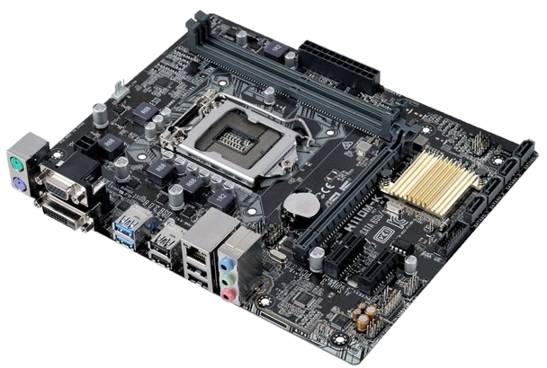 Материнська плата Asus H110M-K LGA 1151v1 (H110M-K) Б/В - зображення 2