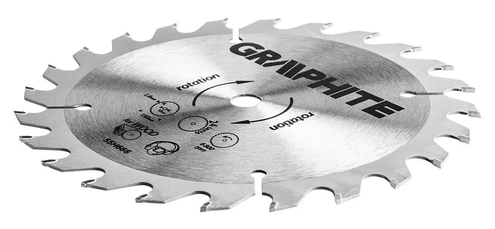 Диск пильний Graphite по дереву, 150х10мм, 1.6мм, 24 зубів (00134124) - изображение 3