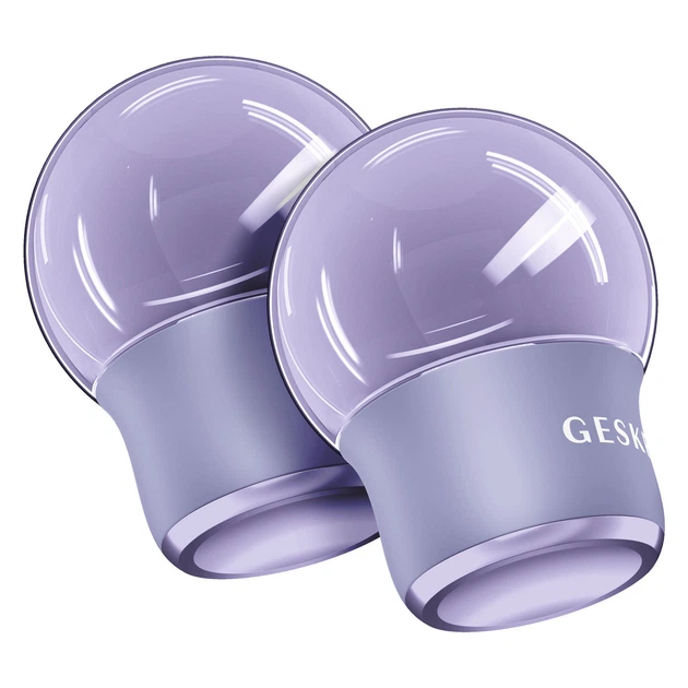 Массажер для лица и тела GESKE Cool&Warm Face and Body Massager 7в1 пурпурный - изображение 6