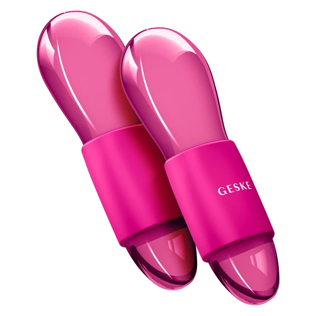 Двойной массажер для глаз GESKE Cool&Warm Duo Eye Massager 7в1 фуксия - изображение 6