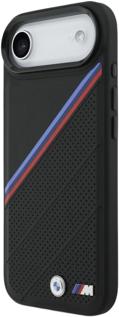 Панель BMW M Tricolor Metal Logo MagSafe для Apple iPhone 17 Air Black (BMHMP17M25PCSPEK) - зображення 2