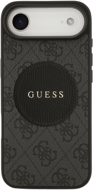 Панель Guess 4G Circle Classic Logo MagSafe для Apple iPhone 17 Air Black (GUHMP17MP4PGRSGK) - зображення 3