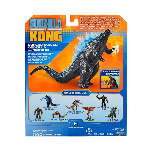 Фігурка GODZILLA VS. KONG - ҐОДЗІЛЛА З СУПЕРЕНЕРГІЄЮ ТА З ВИНИЩУВАЧЕМ - зображення 7