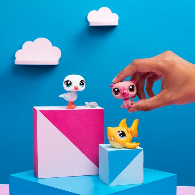 Ігровий набір LITTLEST PET SHOP – НАСТРІЙ ОСТРОВА (3 фігурки, аксес.) - Фото 4 Ігровий набір LITTLEST PET SHOP – НАСТРІЙ ОСТРОВА (3 фігурки, аксес.) - зображення 4