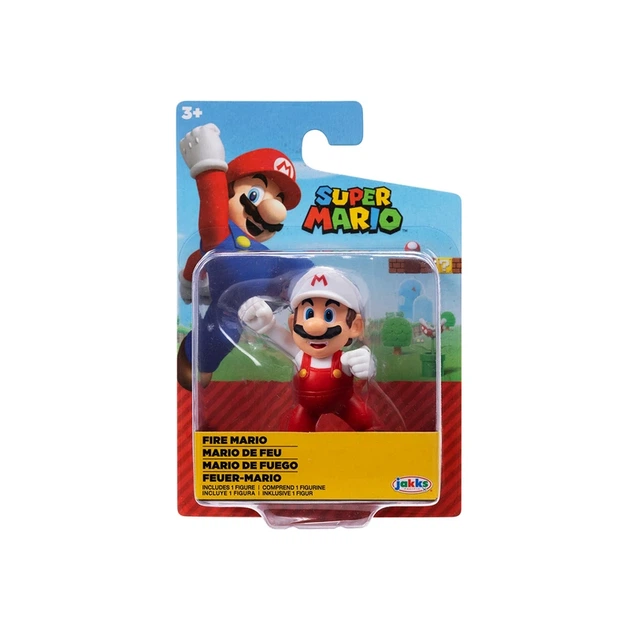 Ігрова фігурка з артикуляцією SUPER MARIO - ВОГНЯНИЙ МАРІО (6 cm) - Фото 1 Ігрова фігурка з артикуляцією SUPER MARIO - ВОГНЯНИЙ МАРІО (6 cm) - изображение 1