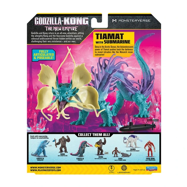 Фігурка GODZILLA VS. KONG – ТІАМАТ З ПІДВОДНИМ ЧОВНОМ - изображение 6
