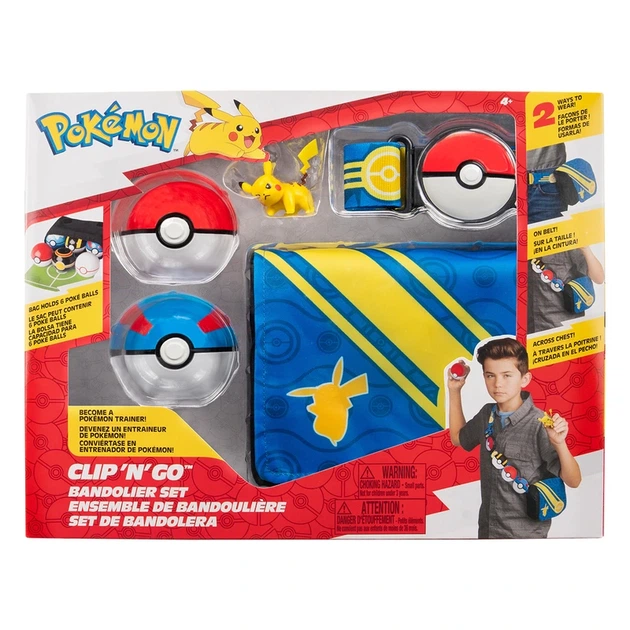 Ігровий набір POKEMON W5 - СПОРЯДЖЕННЯ ТРЕНЕРА ПІКАЧУ (2 покеболи, пояс, фігурка, сумка для м'ячів) - Фото 1 Ігровий набір POKEMON W5 - СПОРЯДЖЕННЯ ТРЕНЕРА ПІКАЧУ (2 покеболи, пояс, фігурка, сумка для м'ячів) - изображение 1