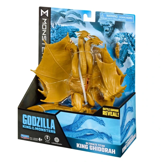 Ігрова фігурка GODZILLA VS. KONG S2 – КОРОЛЬ ГІДОРА (з аксес.) - Фото 3 Ігрова фігурка GODZILLA VS. KONG S2 – КОРОЛЬ ГІДОРА (з аксес.) - изображение 3