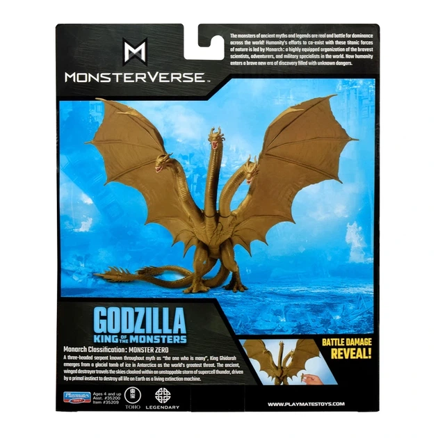 Ігрова фігурка GODZILLA VS. KONG S2 – КОРОЛЬ ГІДОРА (з аксес.) - Фото 6 Ігрова фігурка GODZILLA VS. KONG S2 – КОРОЛЬ ГІДОРА (з аксес.) - изображение 6