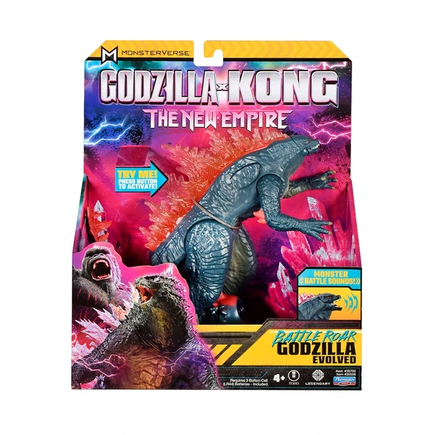 Фігурка GODZILLA X KONG – ҐОДЗІЛЛА ГОТОВА ДО БОЮ (18 cm, звук) - Фото 5 Фігурка GODZILLA X KONG – ҐОДЗІЛЛА ГОТОВА ДО БОЮ (18 cm, звук) - изображение 5