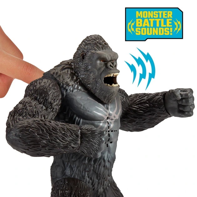 Фігурка GODZILLA X KONG – КОНГ ГОТОВИЙ ДО БОЮ (18 cm, звук) - Фото 3 Фігурка GODZILLA X KONG – КОНГ ГОТОВИЙ ДО БОЮ (18 cm, звук) - изображение 3