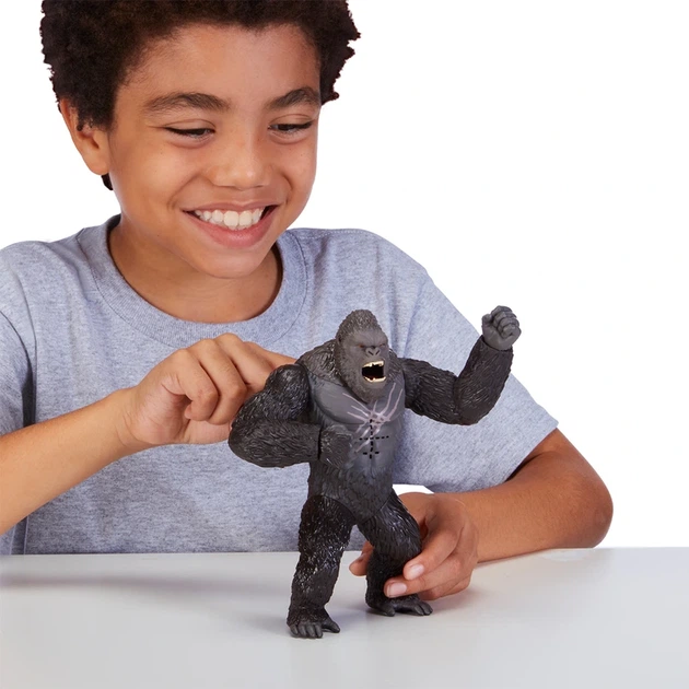 Фігурка GODZILLA X KONG – КОНГ ГОТОВИЙ ДО БОЮ (18 cm, звук) - Фото 4 Фігурка GODZILLA X KONG – КОНГ ГОТОВИЙ ДО БОЮ (18 cm, звук) - изображение 4
