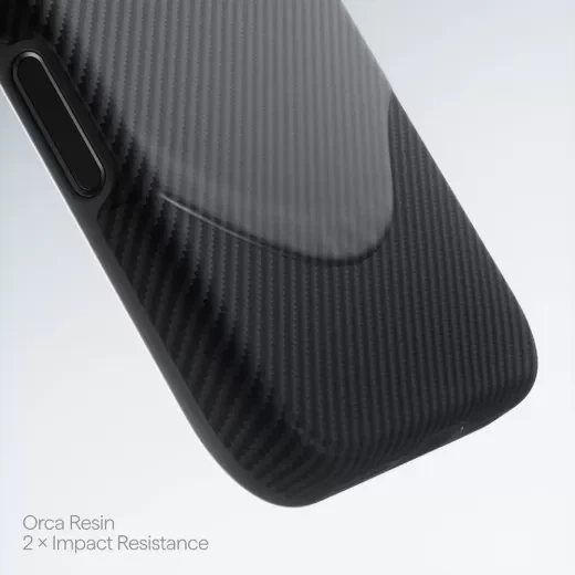 Карбоновый чехол Pitaka UltraGuard Case Black/Grey Twill для iPhone 17 Pro Max (KI1701PBM) - изображение 6