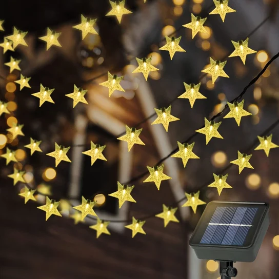 Светодиодная цепочка для наружного применения, 5 м, 50 светодиодов MAEXUS Solar - Фото 1 Светодиодная цепочка для наружного применения, 5 м, 50 светодиодов MAEXUS Solar - изображение 1