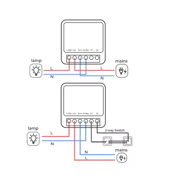 Розумний бездротовий перемикач реле RF 433 МГц Smart Switch - зображення 4
