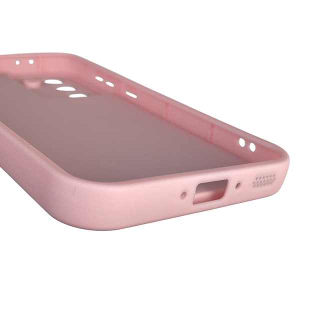 Чохол силіконовий оригінальний Soft Touch з 3D принтом милий ведмедик для Samsung Galaxy A36 5G (SM-A366U) рожевий (Повний захист камери) - зображення 2