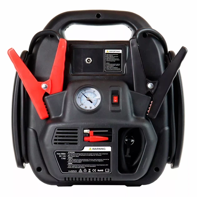 Пусковий пристрій AMiO JS01 Powerbank 12V 900A 4в1 (02523) - изображение 3