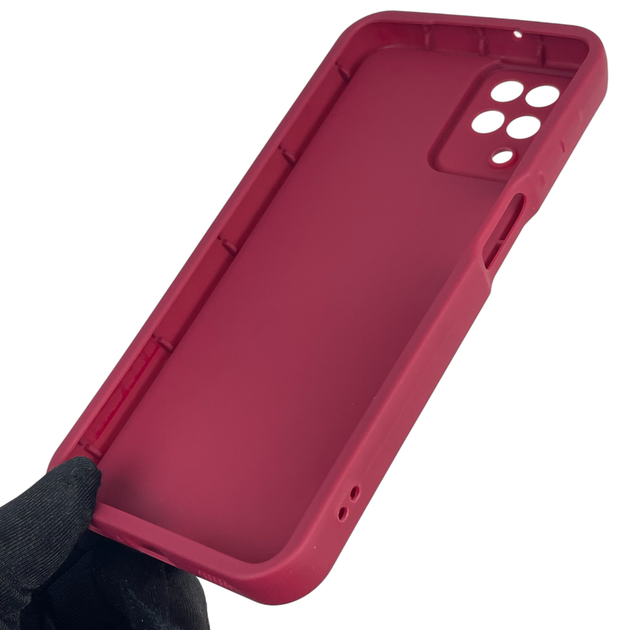Чохол силіконовий Soft Touch з 3D принтом Майнкрафт для Samsung Galaxy M12 (SM-M127F) бордовий (Повний захист камери) - Фото 2 Чохол силіконовий Soft Touch з 3D принтом Майнкрафт для Samsung Galaxy M12 (SM-M127F) бордовий (Повний захист камери) - зображення 2