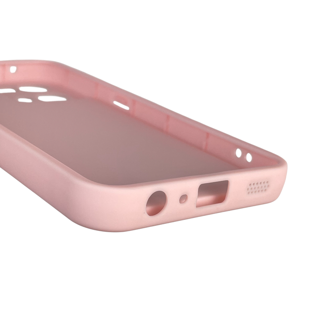 Чехол силиконовый Soft Touch с 3D принтом Украина для Oppo Reno 7 розовый (Полная защита камеры) - изображение 3