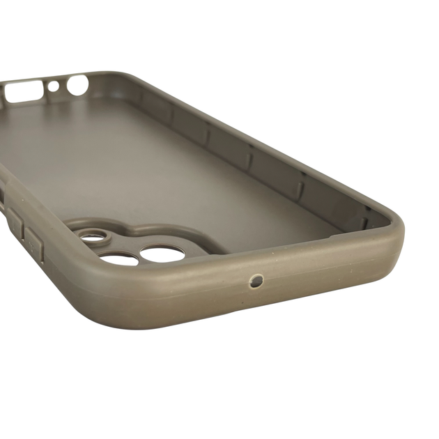 Чохол силіконовий Soft Touch з 3D принтом Україна для Samsung Galaxy M32 4G (SM-M325F) коричневий (Повний захист камери) - зображення 4