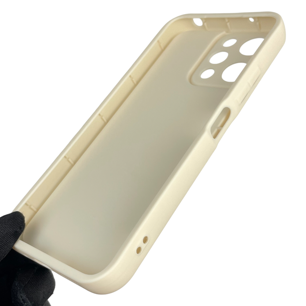 Чохол силіконовий Soft Touch з 3D принтом для Xiaomi Redmi 12 молочний (Повний захист камери) - зображення 5