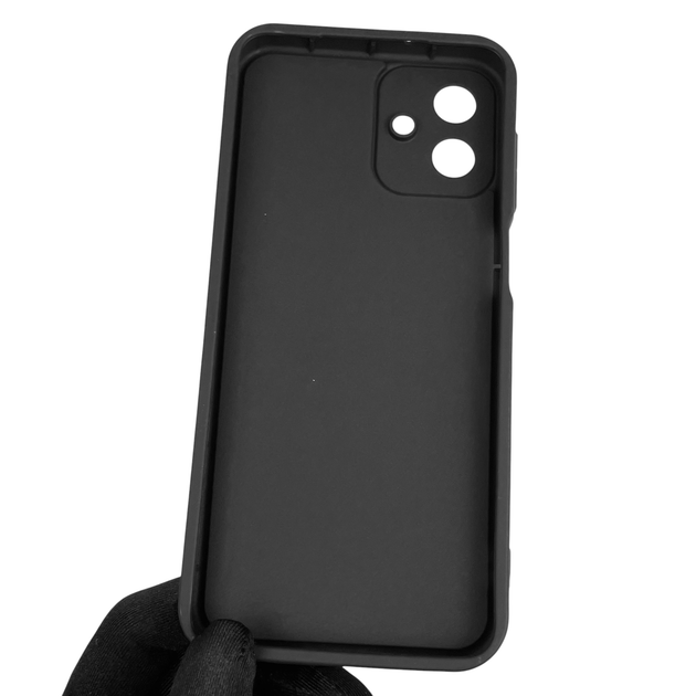 Чехол силиконовый Soft Touch с 3D принтом для Samsung Galaxy A07 4G (SM-A075F) черный (Полная защита камеры) - Фото 3 Чехол силиконовый Soft Touch с 3D принтом для Samsung Galaxy A07 4G (SM-A075F) черный (Полная защита камеры) - изображение 3