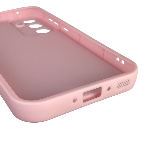 Чохол силіконовий Soft Touch з 3D принтом для Samsung Galaxy A35 5G (SM-A356B) рожевий (Повний захист камери) - зображення 2
