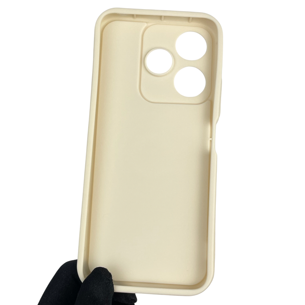 Чохол силіконовий Soft Touch з 3D принтом для Xiaomi Redmi 13 4G молочний (Повний захист камери) - зображення 5